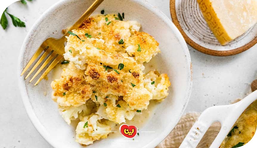 طرز تهیه گراتن گل کلم فرانسوی