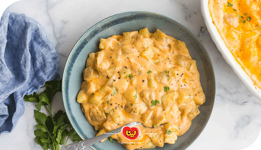 طرز تهیه 10 پیش‌غذا با سیب‌زمینی و پنیر پیتزا