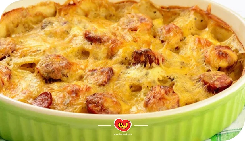 طرز تهیه پودینگ سوسیس؛ پیش‌غذای ساده و خوشمزه