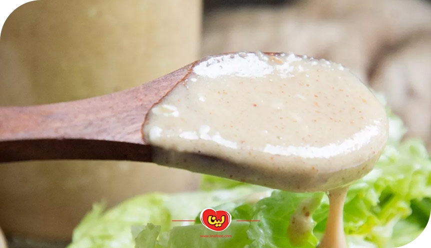 طرز تهیه سس کنجد و زنجبیل رژیمی