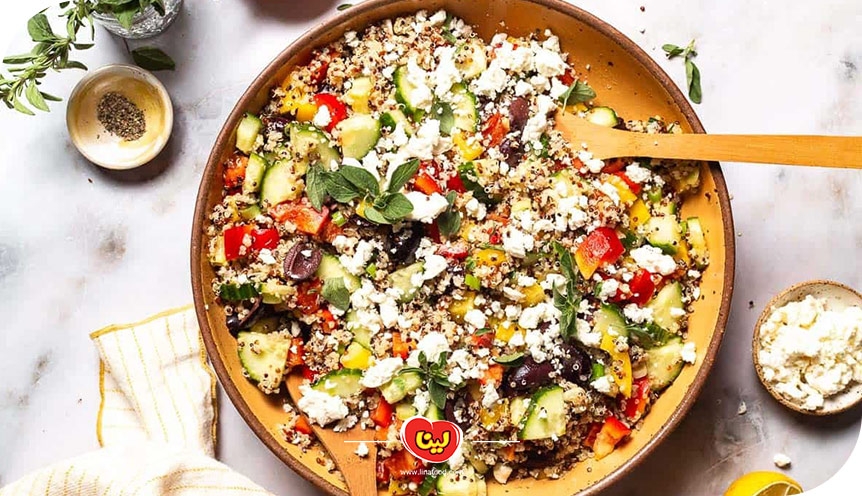 طرز تهیه سالاد کینوا رژیمی | سالم، خوشمزه و مقوی