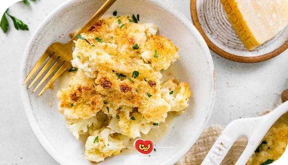 طرز تهیه گراتن گل کلم فرانسوی