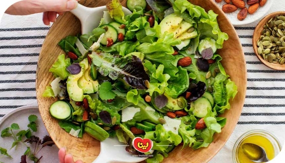 طرز تهیه سالاد سبز؛ رژیمی و خوشمزه