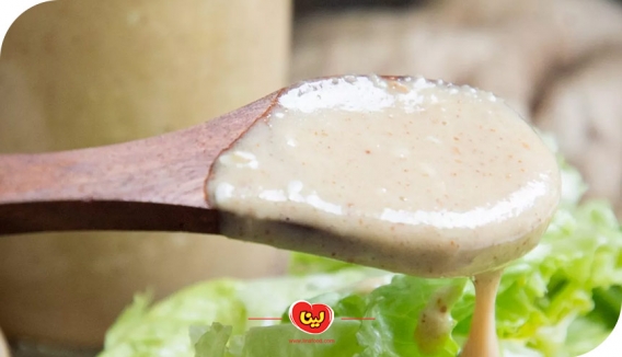 طرز تهیه سس کنجد و زنجبیل رژیمی