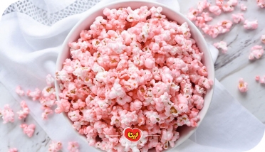 ۲ مدل طرز تهیه پاپ کورن صورتی