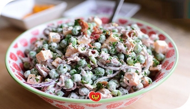 طرز تهیه سالاد نخود فرنگی خوشمزه